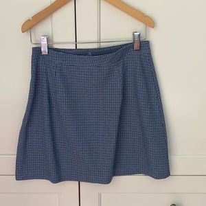 NWT UO Checkered Blue Skirt